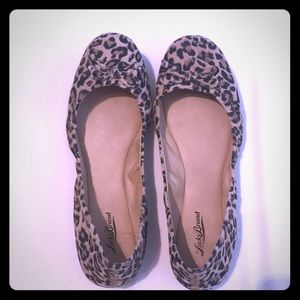 Luce leopard suede flats